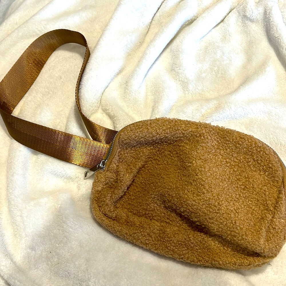 Sherpa belly bag, crossbody bag